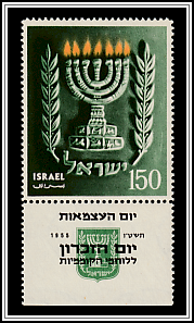 Lighted Menorah