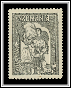 Romania Holding Flag
