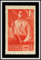 Worker with Flag