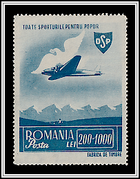 Plane & Bird Carrying Letter