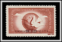 Peace Dove in Front of Globe