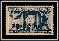 King Michael I Overprinted 20 + 80