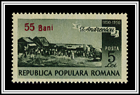 #724 Overprint in Carmine