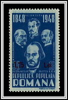 #B412 Overprint in Carmine