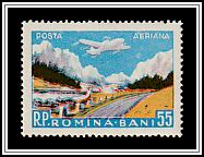 Plane over Mountains