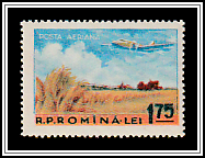 Plane over Harvest Fields