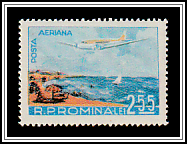 Plane over Seashore