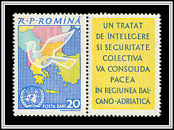 Peace Dove & Map of Southeast Europe