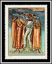 Scene from the Last Judgement, Voroneț Monastery