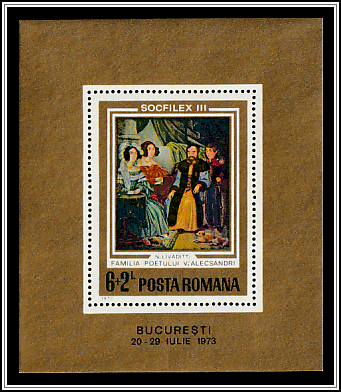 The Poet Vasile Alecsandri with His Family, Niccolò Livaditti