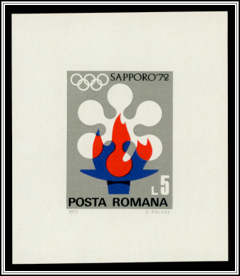 Sapporo Emblem & Olympic Flame
