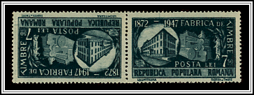 Printing Plant and Press (tête-bêche pair)