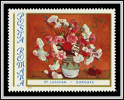 Carnations in Vase