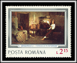 Woman Spinning with Distaff