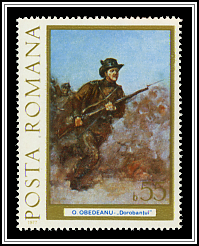 Attacking Infantryman, Oscar Obedeanu