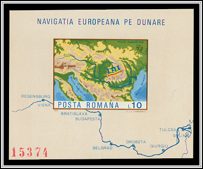 Map of the Danube
