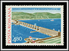 Iron Gate Dam on the Danube