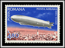 Zeppelin over Sibiu, 1929