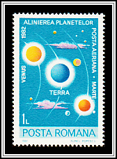 Venus, Earth, Mars