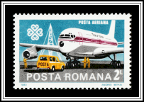 Boeing 707 & Postal Van