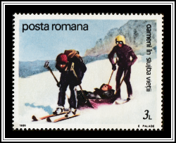 Rescue Team on Skis