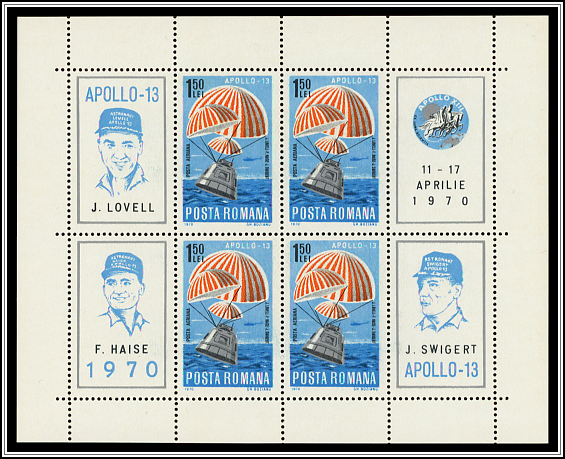 Apollo 13 - Sheet of 4