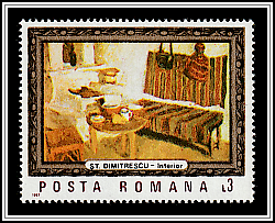 Inside the Peasant's Cottage, Ștefan Dimitrescu