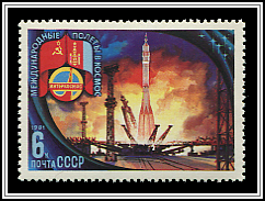 Lift-off from Baikonur