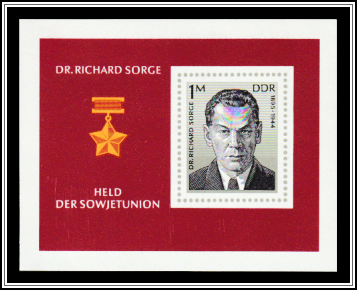 Dr. Richard Sorge, Hero of the Soviet Union Medal