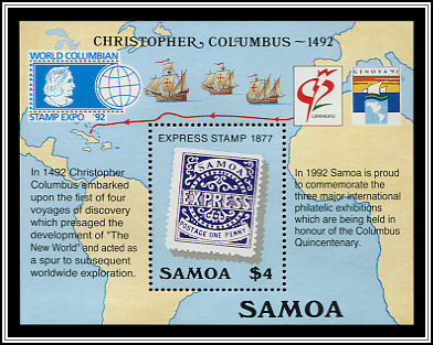Columbus, Map, & Exhibition Emblems