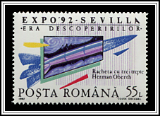 Rocket of Hermann Oberth (1884-1989)