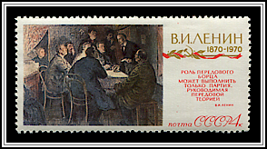 Lenin Leads Marxist Circle of Saint Petersburg