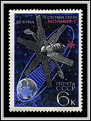 Telecom Satellite Molniya 1