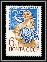 Woman with Flowers