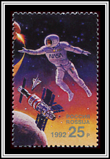 Astronaut & Mir