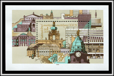 Historic and Modern Buildings in Dresden