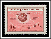 Earth, Moon, Lunik 1