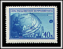 Earth, Moon, Lunik 1
