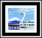 Mt Fuji above a Lake