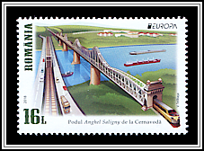 Anghel Saligny Bridge in Cernavodă
