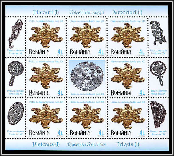 Plateau with Floral Motif