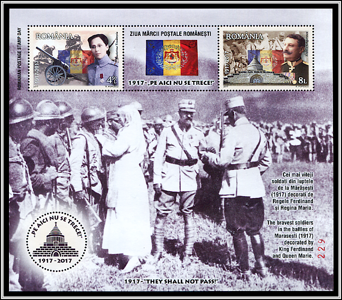 King Ferdinand and Queen Marie Honor Soldiers from the Battle of Mărășești