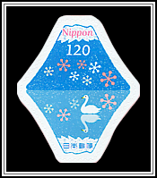 Mt. Fuji, Snowflkes & Swan