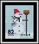 Crossstitch Snowman