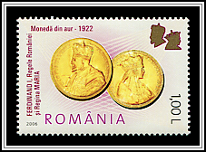 50 Lei Coin with Ferdinand I, 1922
