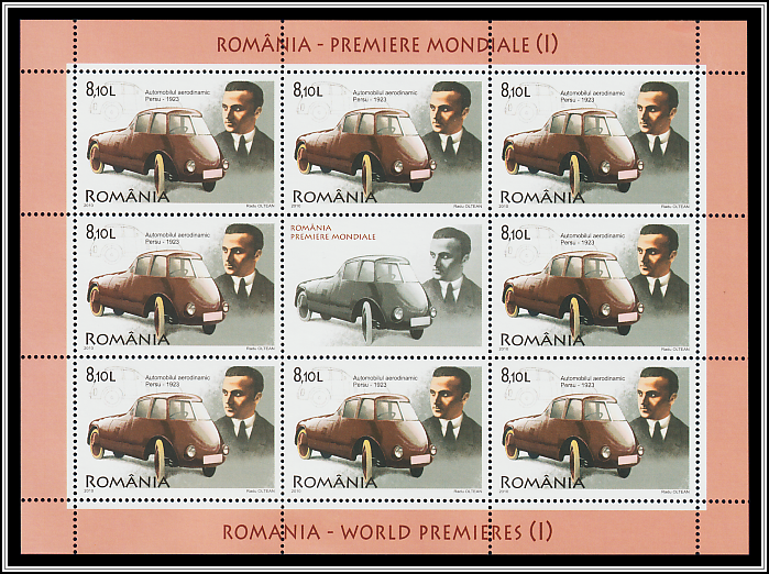 The Aerodynamic Automobile by Aurel Perşu (1890-1977),