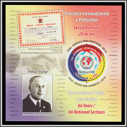 Arthur Troop (IPA Founder) and Certificate