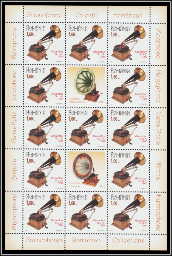 1900 American Gramophone (Mini-sheet Type I)
