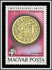 Gold Forint of King Mathias