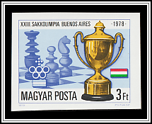 Chess Pieces & Trophy